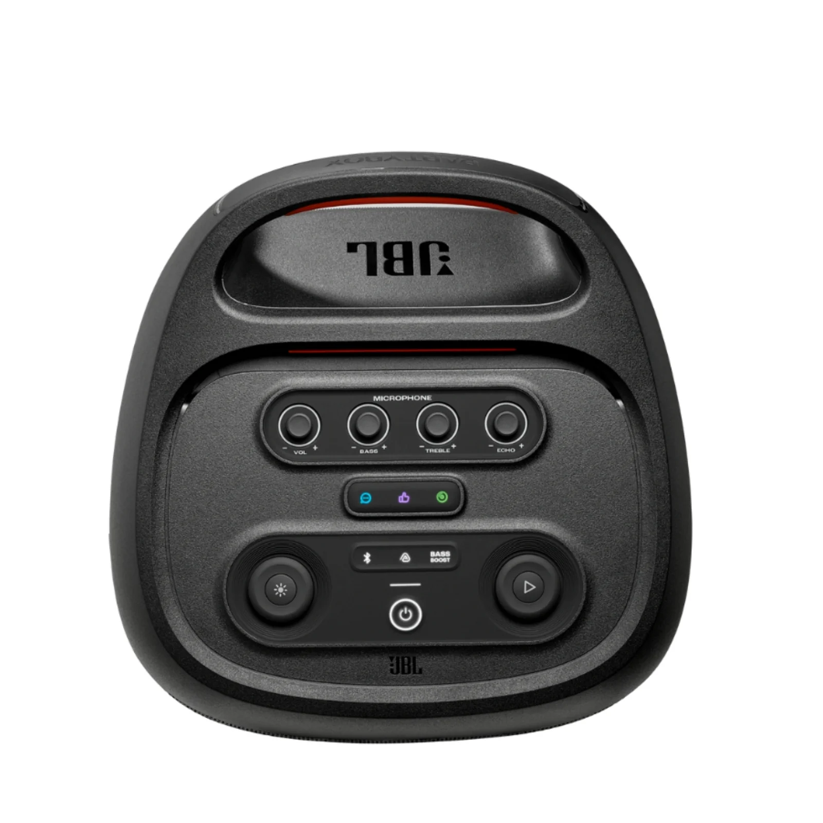 PartyBox 720, panel de controles superior